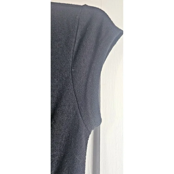 NWT Free People Beach Rita One Piece Jumpsuit Black Pockets Short Sleeve Small